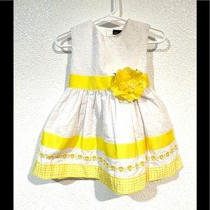 CHASE N’ LONDON white and yellow spring dress various